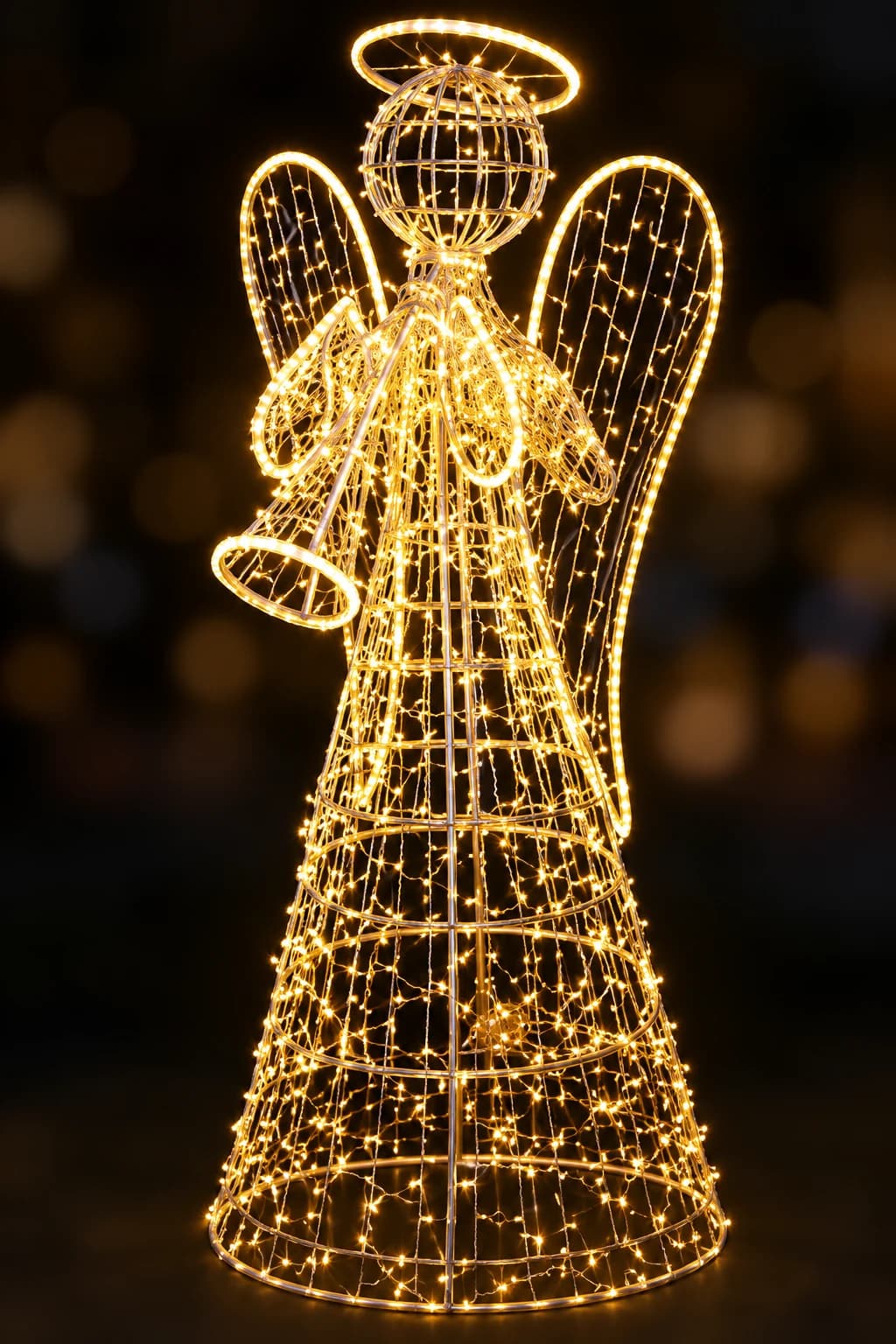 Ángel luminoso 3D