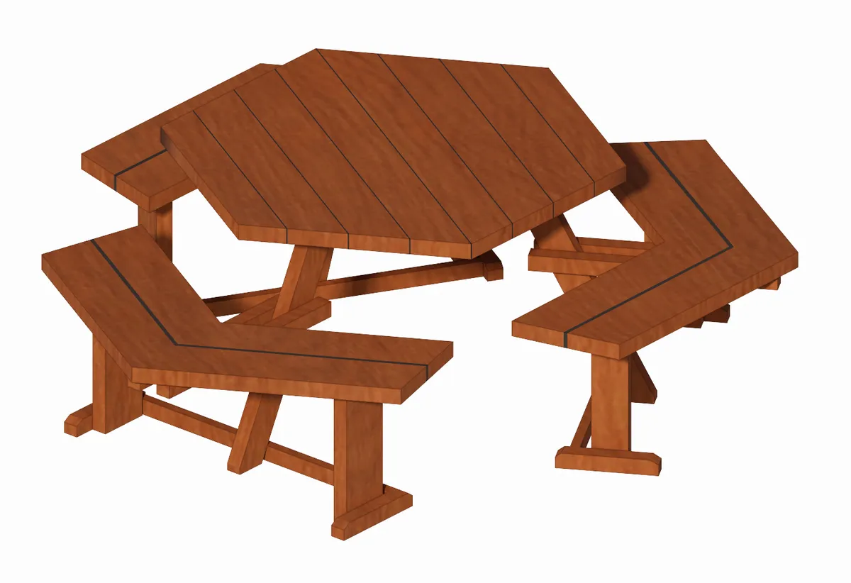 Mesa Hexagonal