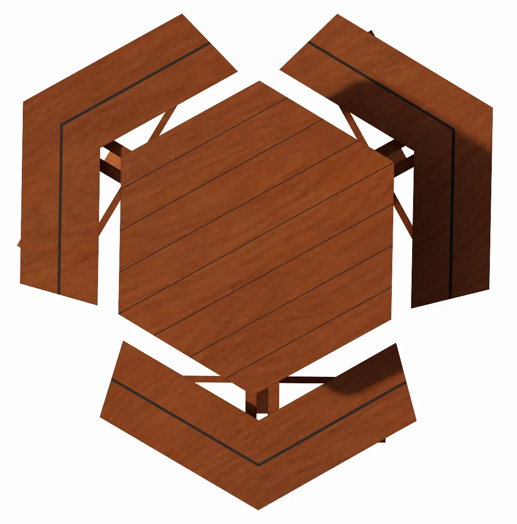 Mesa Hexagonal - imagen 3
