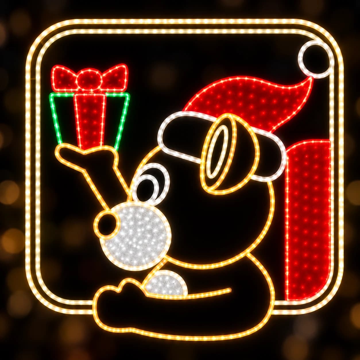 Oso navideño 2D