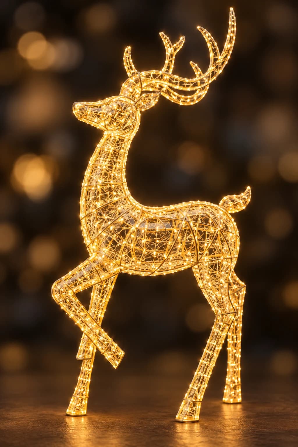 Reno luminoso 3D