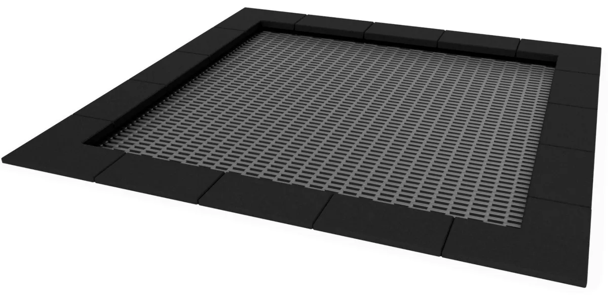 Trampolín Cuadrado 2x2